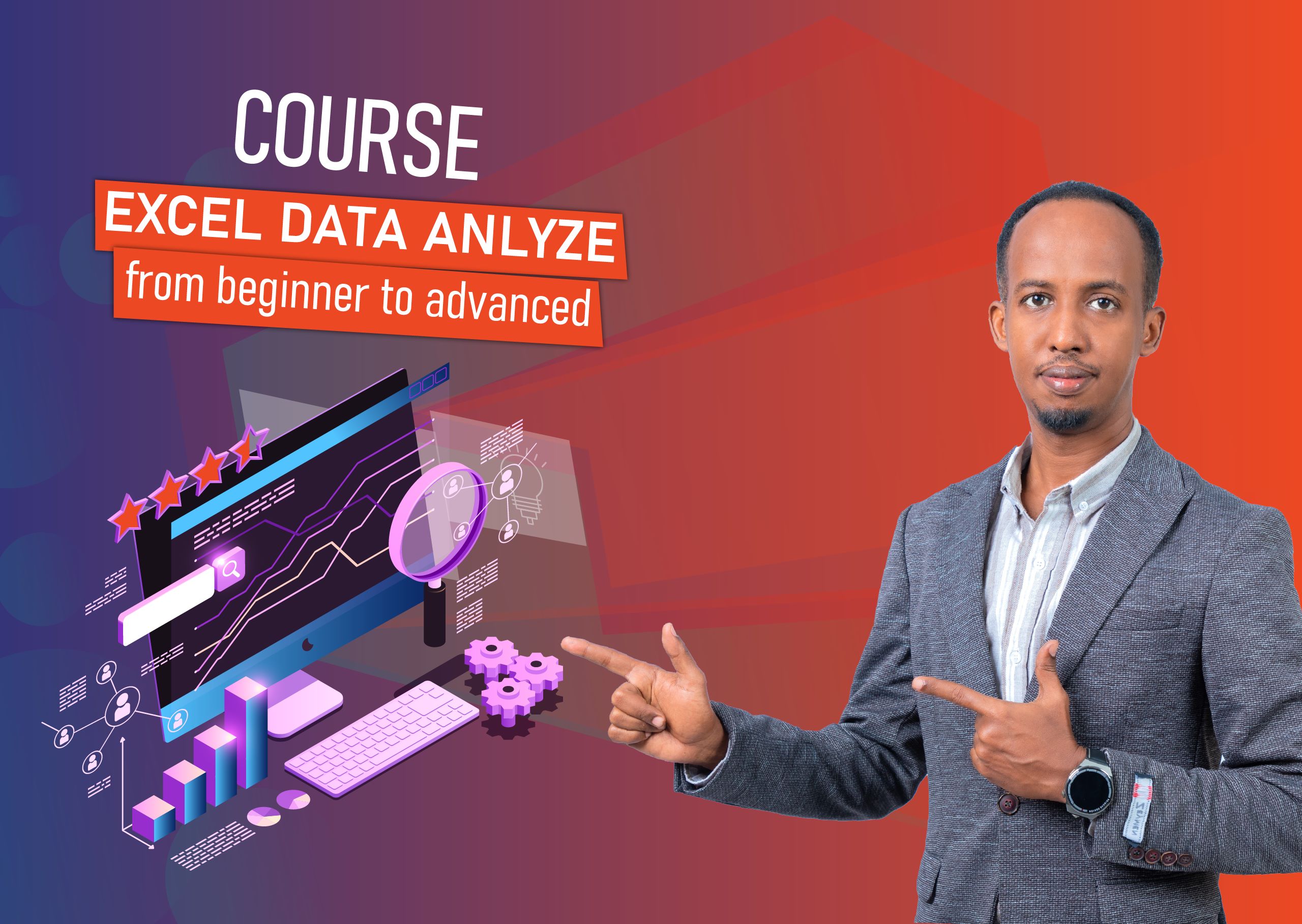 Excel Data analyze masterclass: From Beginner to Advanced